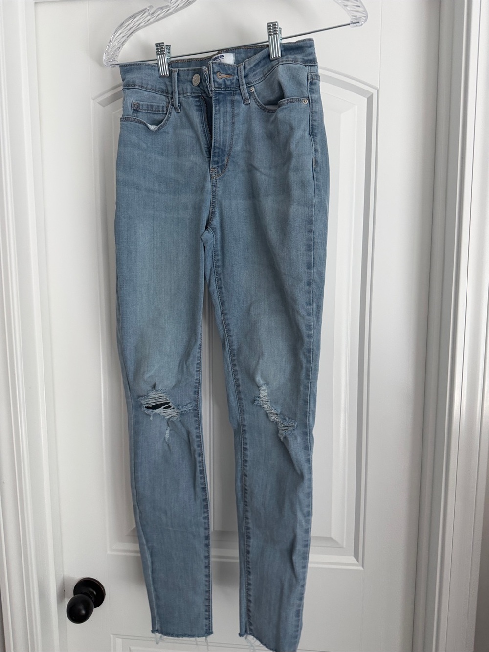 Denizen from Levi's Light Blue Distressed Skinny Jeans